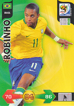 Robinho Brazil Panini 2010 World Cup #43